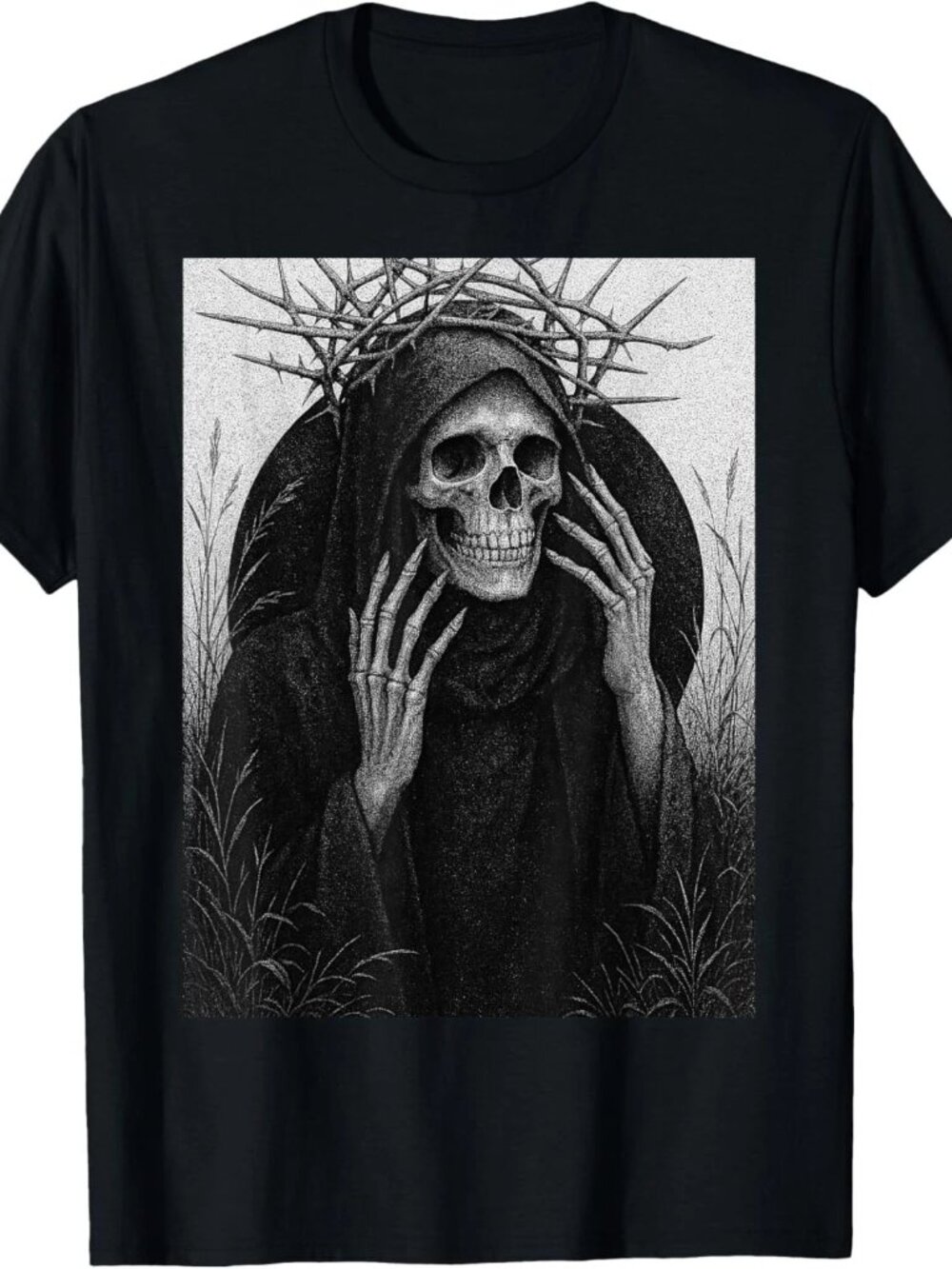 Occult Goth Gothic Alt Macabre Death Grim Reaper Dark Art T-Shirt 247